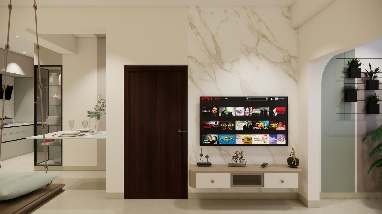 Mr. Rama krishna Garu Flat no. 301 interior design project