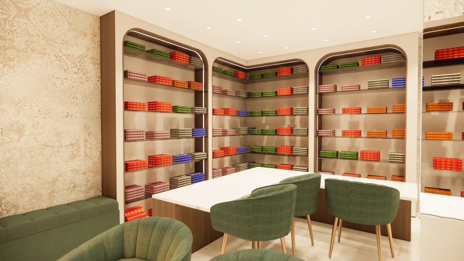 Mrs.Srilatha Sarees interior design project